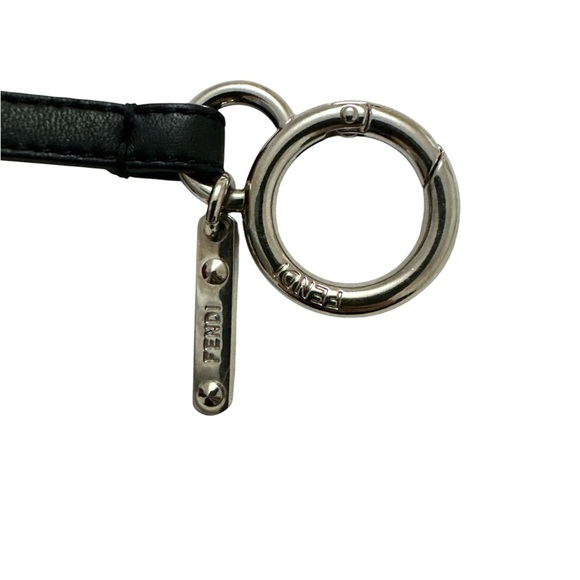 FENDI Calfskin Rabbit Fur Daisy Bag Charm - Picture 4 of 4